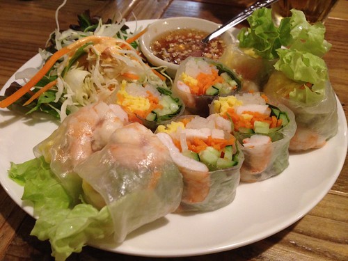 ポッピアソット(生春巻き)@ピーナッツ食堂