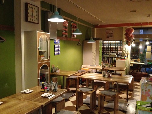 かわいい店内@ピーナッツ食堂