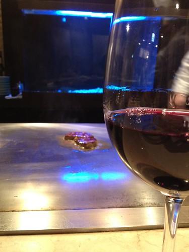 赤ワインの先はフォアグラ＠湛山