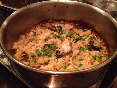 牡蠣と茸の炊き込みご飯@Me Chablis（ムシャブリ）