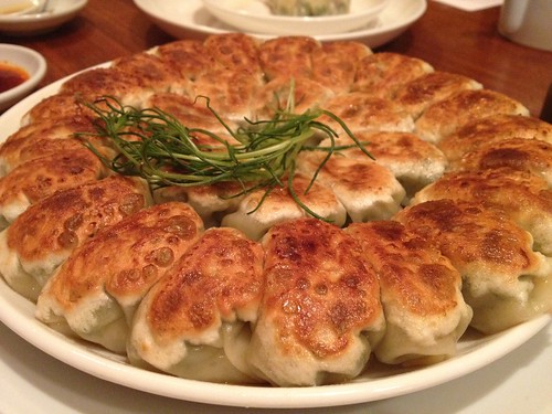 おかひじき焼餃子@会員制高級紳士餃子 荻窪 蔓餃苑