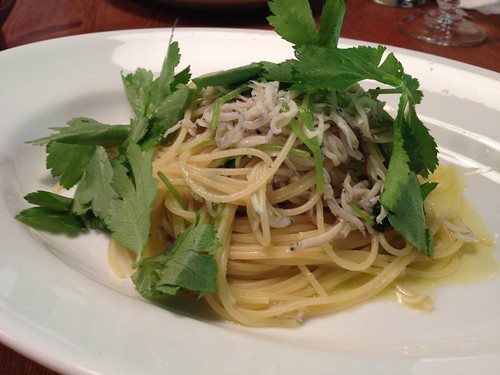 パスタはしらすと三つ葉のアーリオ・オーリオ＠入 （iri）