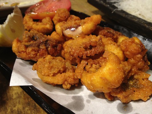 タコ唐揚げ 499円 @鰓呼吸 麻布十番商店街
