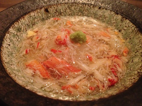 蓮根饅頭のカニあんかけ＠料理屋壱