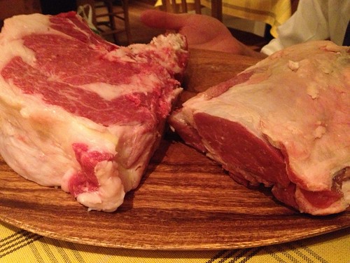 今日のお目当てはこちらの和牛Tボーンステーキ@グー イタリアーノ 赤坂店