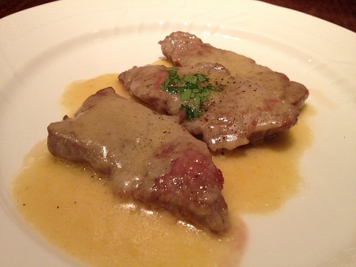 牛肉のスカロッピーナ レモン風味@Desse