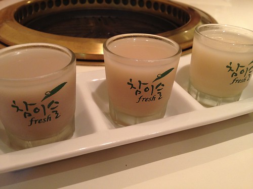 マッコリ飲み比べ＠TEJI TOKYO 渋谷店