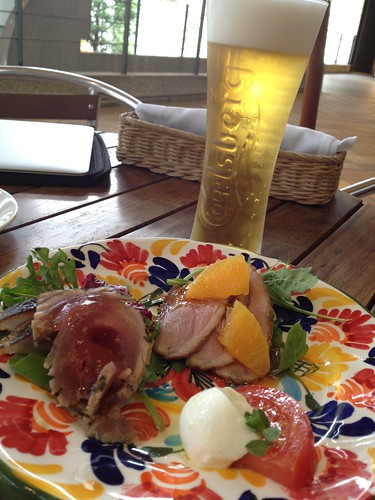 ビアと前菜のセット＠ラ ブリアンツァ