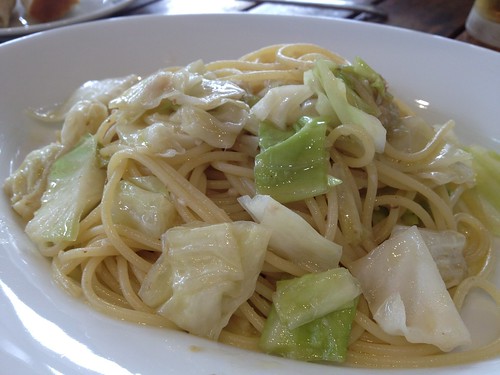 キャベツとアンチョビのパスタ＠ラ ブリアンツァ