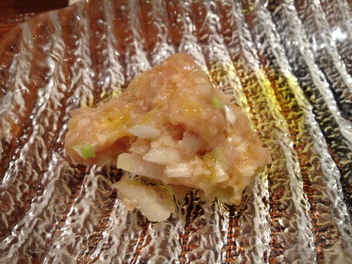 鶏肉のなめろう@鳥茂