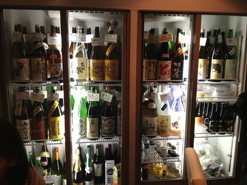 圧巻な日本酒の品揃え＠ビストロクロード