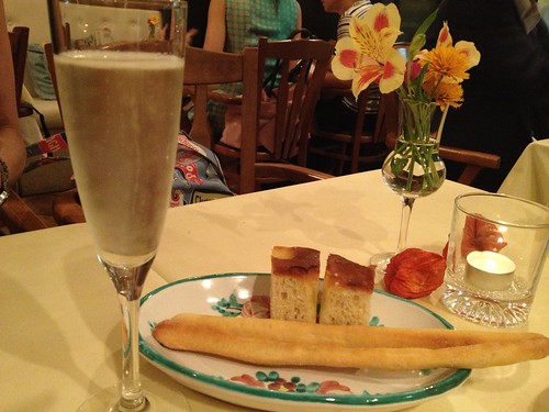 スプマンテと手作りパン＠ラ ブリアンツァ