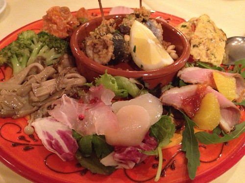 前菜の盛り合わせ＠ラ ブリアンツァ