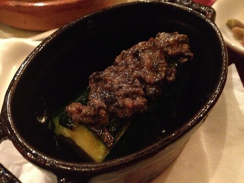 ズッキーニのアンチョビココット焼き@白金バル