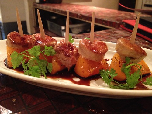 フォアグラのブリュレのピンチョス@白金バル