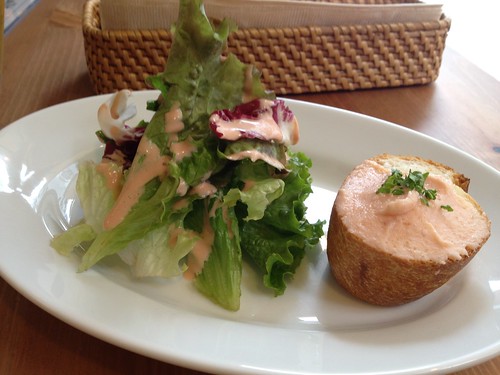 サラダ＆タラモバゲット＠Say Cheese!