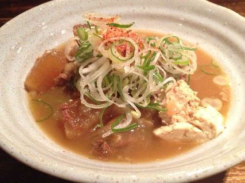 お通しの牛すじ豆腐＠ちょいちょい