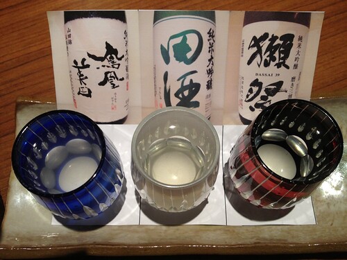 純米大吟醸のみくらべ@居酒屋 うまいもん