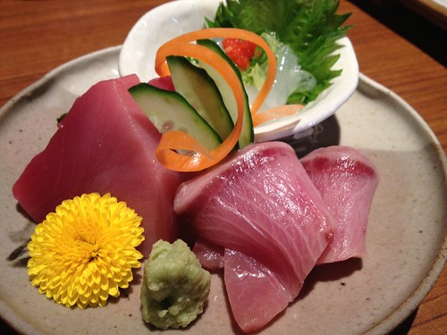 お刺身の盛り合わせ@居酒屋 うまいもん