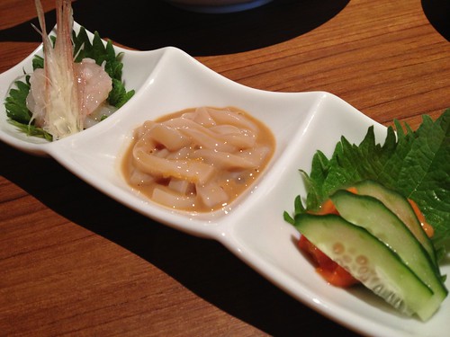 塩辛3種盛り@居酒屋 うまいもん