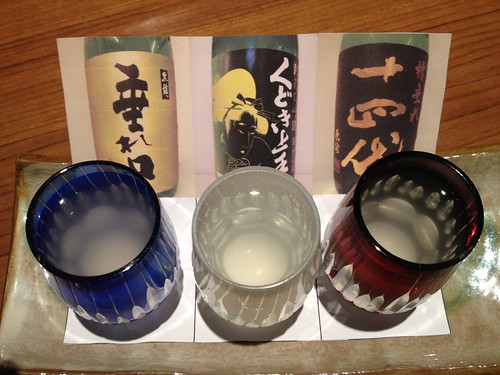 にごり酒のみくらべ@居酒屋 うまいもん