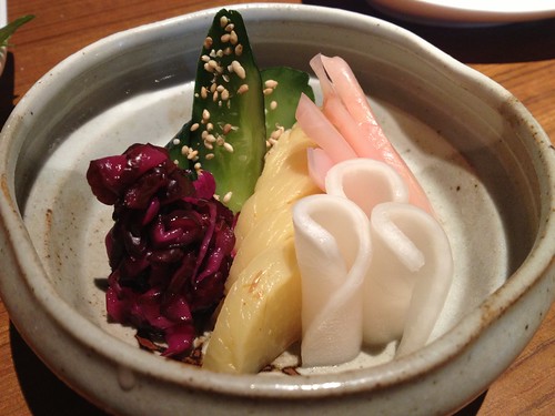 おしんこ盛り合わせ@居酒屋 うまいもん