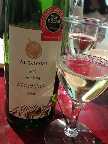 リースリングのワイン@龍口酒家 本店