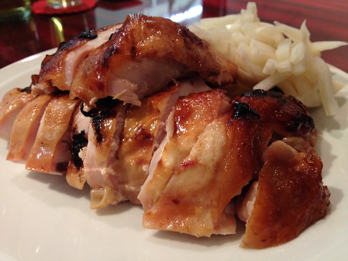 大山鶏のあぶり焼き@龍口酒家 本店