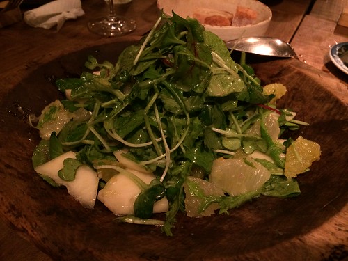 洋梨とカクテルグレープフルーツを使った季節のサラダ@オルガン