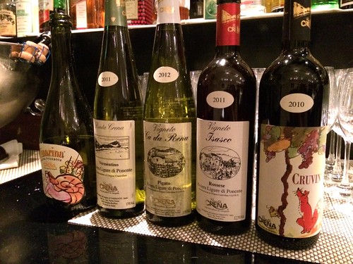 クリアで華やなイタリアワインに酔いしれる。リグーリア州プンタクレーナ社オーナー来日記念スペシャルディナーにいってきた。＠オステリア・トット（西麻布）