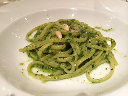 イルマお母さん直伝バジリコペーストのリングイネ@オステリア・トット