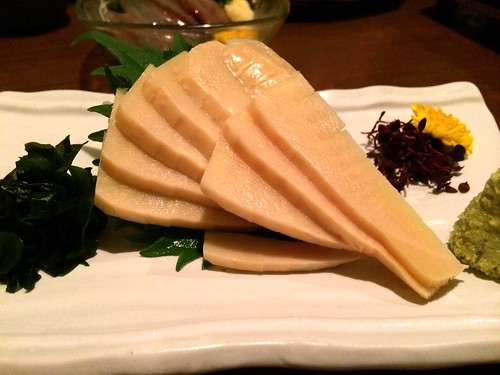 筍の刺身＠茶の庭