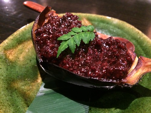 丸なすのあげ出し田楽@やさいと、