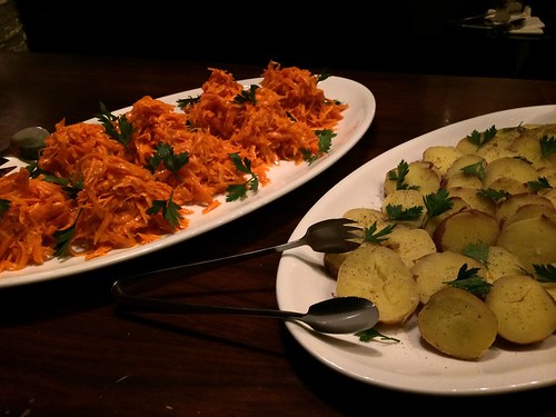 キャロット ラぺ＆アンデスじゃがいものサルサヴェルデ＠エビベジの会