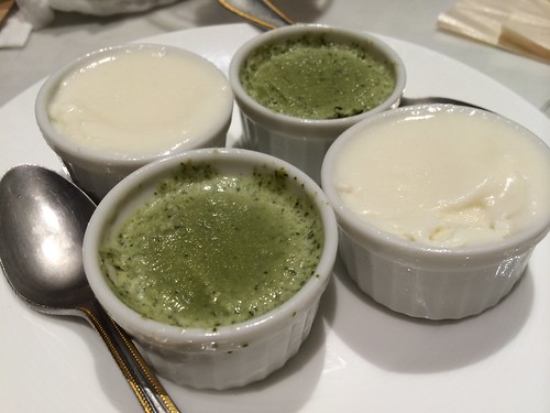 玉葱のソルベ ＆バジルのソルベ＠エビベジの会