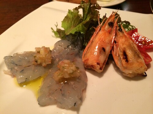 天使のえびのカルパッチョ＠タブリエ