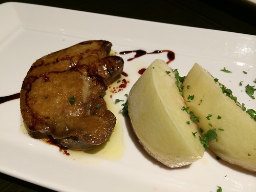 フォアグラと白桃のソテー＠銀彗富運（シルバースプーン）