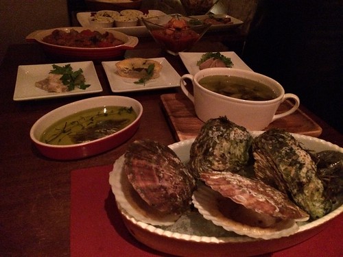 前菜の食材ワゴン＠カルシファーズ グリル