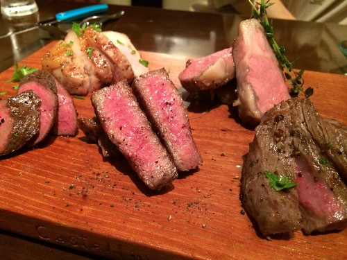 炭火焼特選５種盛り合わせ＠カルネリーナ