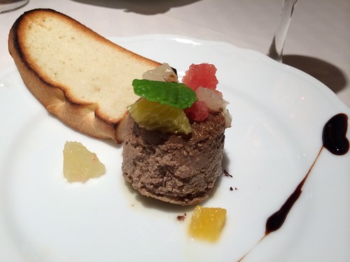 白レバーのパテ 3種の柑橘風味＠アントニオ デル ポライオーロ