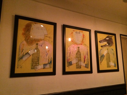 壁の絵画＠ル・ブション・オガサワラ