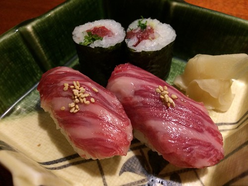 馬肉寿司＠あぶみ邸