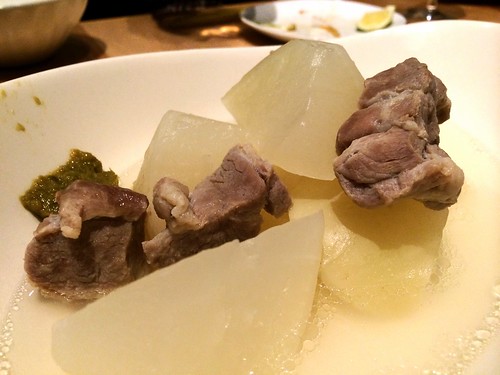 大根と豚の塩煮@森の机