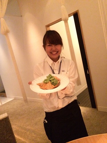 女性の店員さんが素敵でした!@KICHIRI MOLLIS レセプション