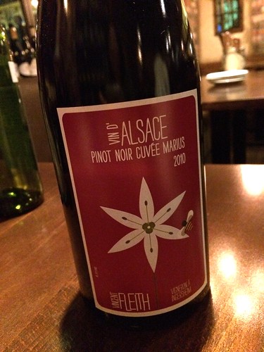 アルザスのピノ。次は飲みたい。＠ルミエルネ