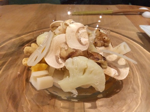 白いサラダ@森の机