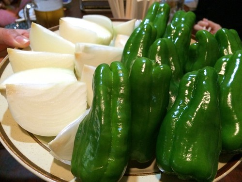 ピーマン丸ごとの野菜もり@梁山苑