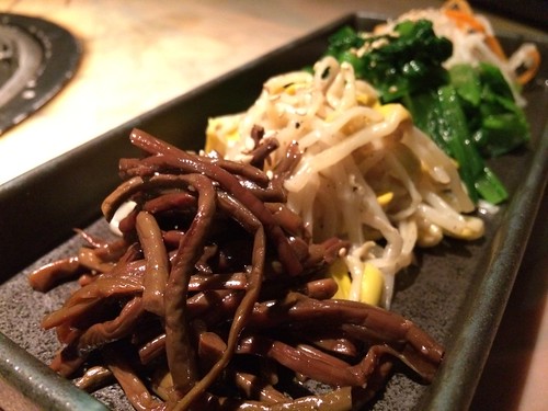 ナムル盛り合わせ＠牛屋 銀兵衛