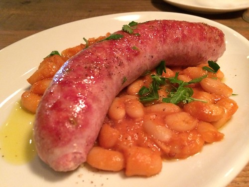 自家製サルシッチャ 白インゲン豆のトマト煮込み＠ミルヴァン フィオーリ