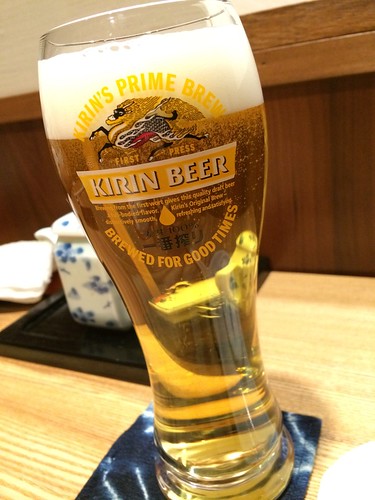 ビール@寿司 高瀬